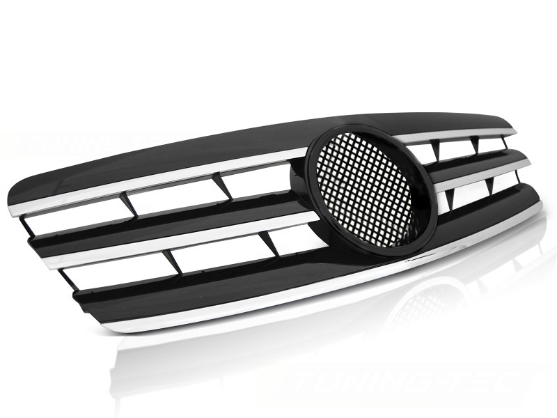 Predná maska Mercedes W203 00-07 CL Style Black Chrome