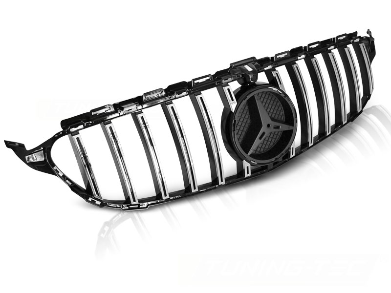 Predná maska Mercedes W205 14-18 GT Glossy Black Chrome