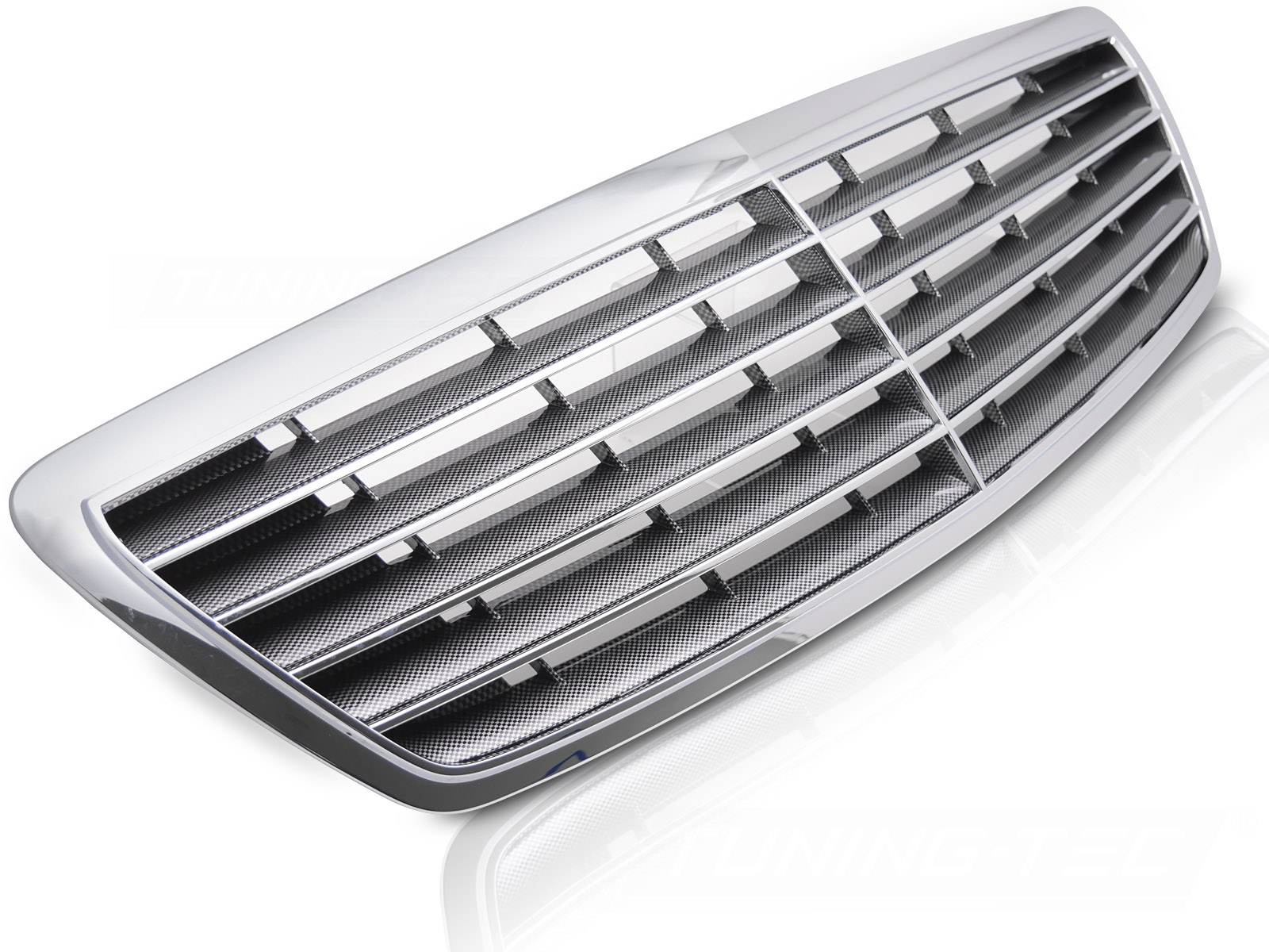 Predná maska Mercedes S W220 02-05 Carbon Look Chrome