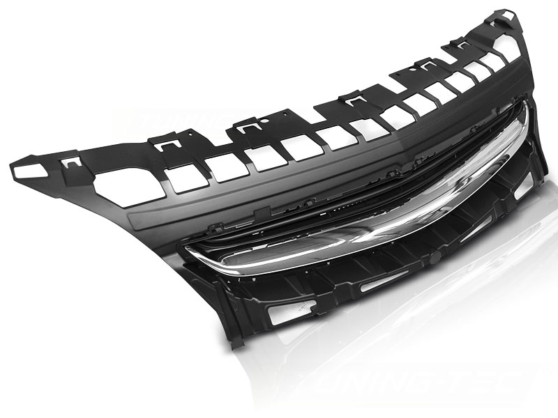 Predná maska Opel Astra J 12-15 Black Chrome