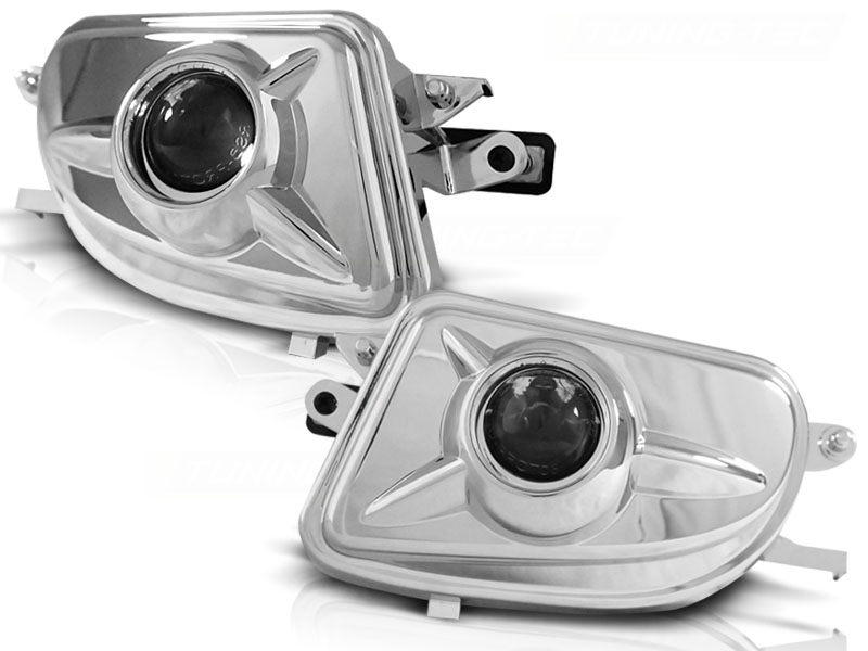 Hmlovky so šošovkou Mercedes E/CLK/SLK Chrome