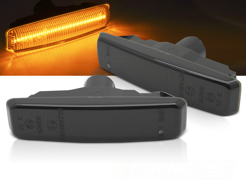 Bočné smerovky BMW E39 LED Dynamic Smoke