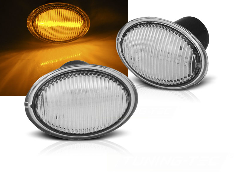 Bočné smerovky Fiat 500 Ford KA LED White