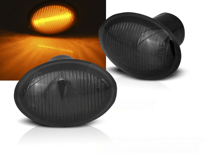 Bočné smerovky Fiat 500 Ford KA LED Smoke