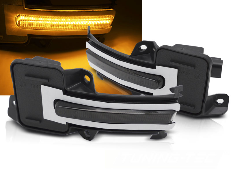 Smerovky do zrkadiel Honda Civic 10 LED Dynamic Smoke