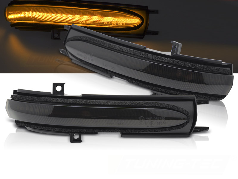 Smerovky do zrkadiel Honda Accord Civic LED Dynamic Smoke