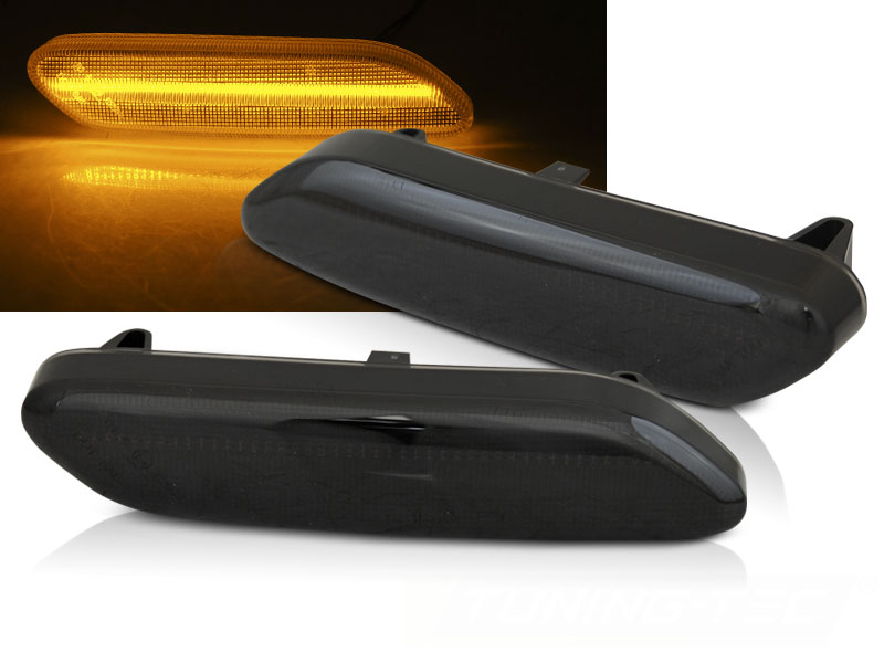 Bočné smerovky Mini R60 R61 LED Dynamic Smoke