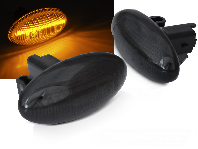 Bočné smerovky 107 206 307 C1 C2 C3 C4 LED Dynamic Smoke
