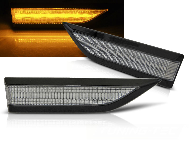 Bočné smerovky VW Caddy 15-20 LED Dynamic Black White