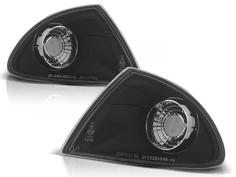 Predné smerovky BMW E46 Sedan/Touring 98-01 Black - 06