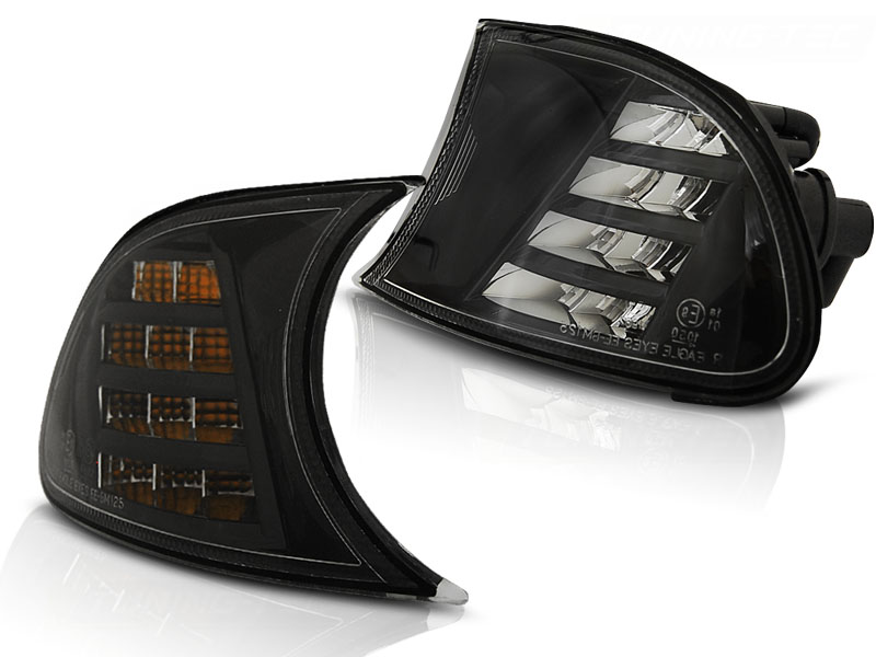 Predné smerovky BMW E46 Coupe/Cabrio 99-01 LED Black