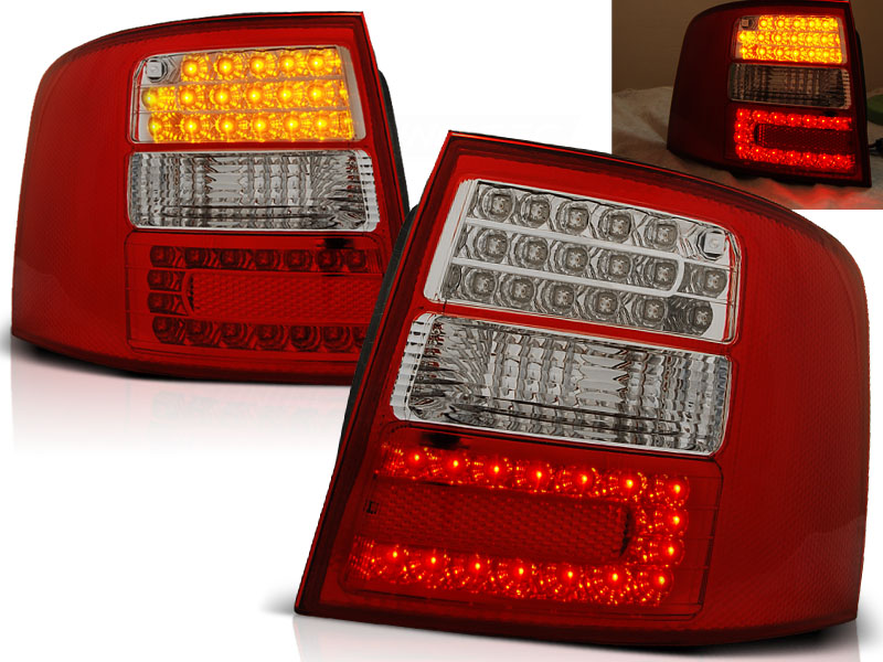 Zadné svetlá Audi A6 97-04 Avant LED Red White