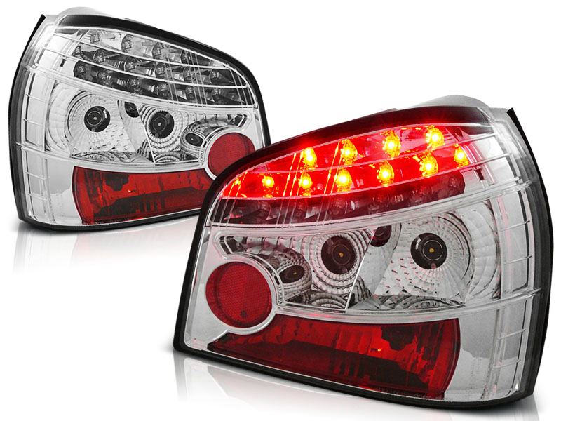 Zadné svetlá Audi A3 96-03 LED Chrome - 06