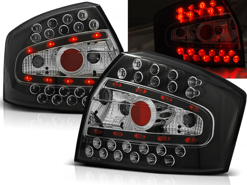 Zadné svetlá Audi A4 Sedan 00-04 LED Black - 32