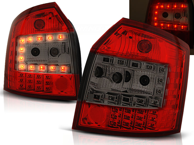 Zadné svetlá Audi A4 Avant 00-04 LED Red Smoke
