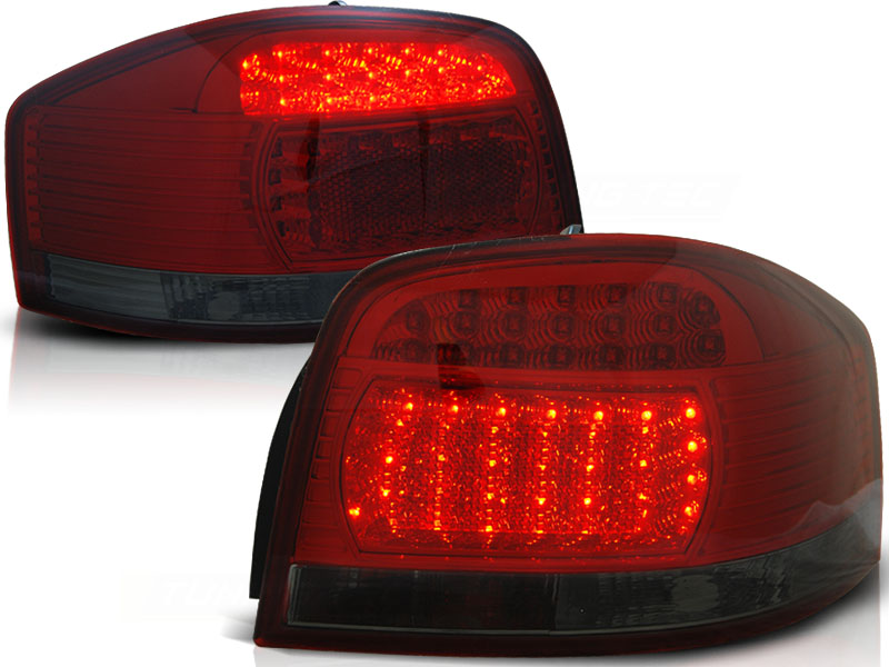 Zadné svetlá Audi A3 03-08 LED Red Smoke