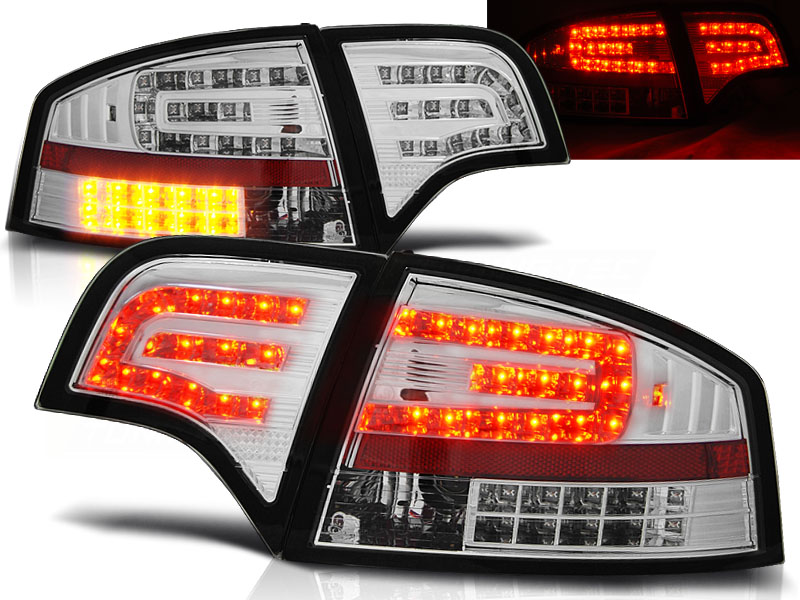 Zadné svetlá Audi A4 B7 04-08 LED Chrome