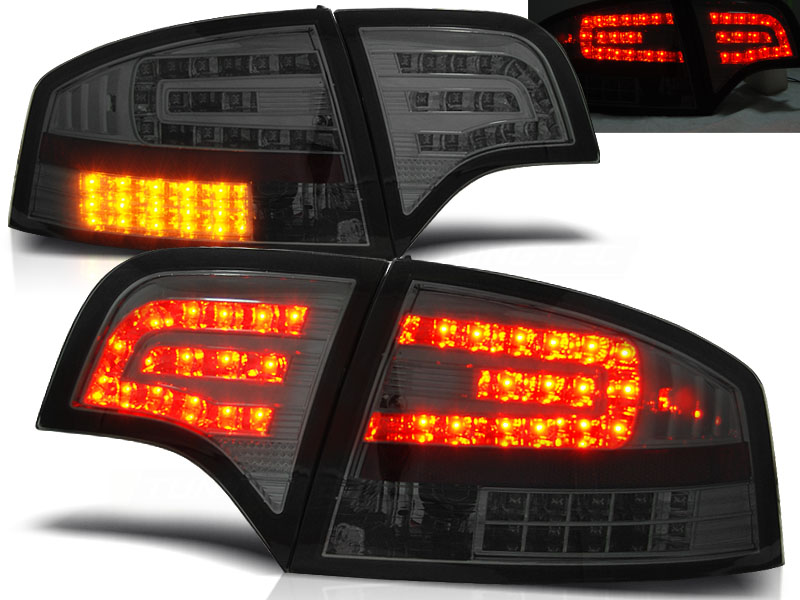 Zadné svetlá Audi A4 B7 04-08 LED Smoke