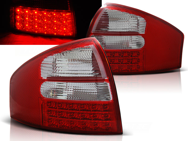 Zadné svetlá Audi A6 Sedan 97-04 LED Red White
