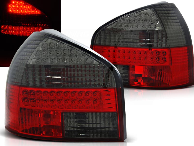 Zadné svetlá Audi A3 96-03 LED Red Smoke - 86