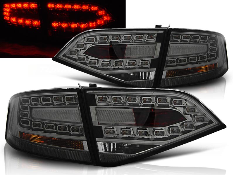 Zadné svetlá Audi A4 B8 Sedan 08-11 LED Smoke
