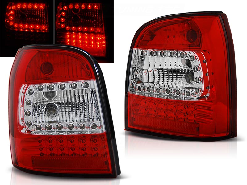 Zadné svetlá Audi A4 94-00 Avant LED Red White