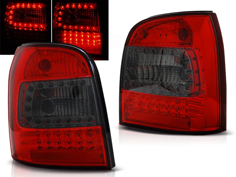 Zadné svetlá Audi A4 94-00 Avant LED Red Smoke