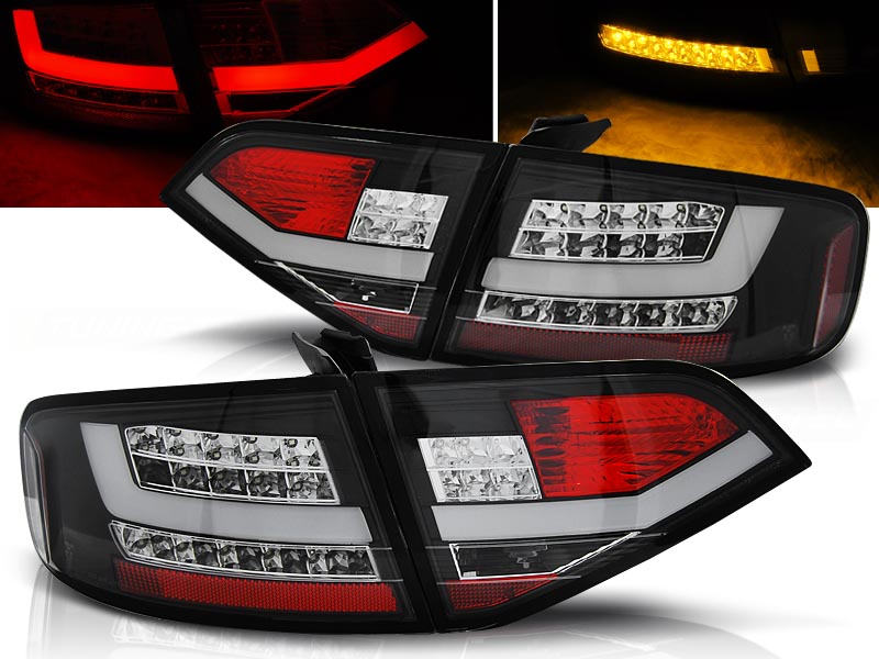 Zadné svetlá Audi A4 B8 08-11 LED BAR Black