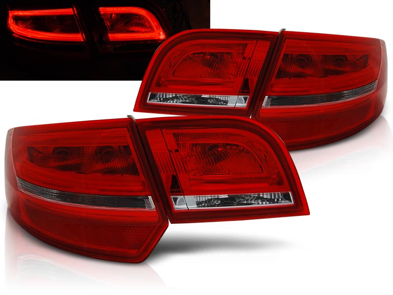 Zadné svetlá Audi A3 8P 04-08 Sportback LED Red White