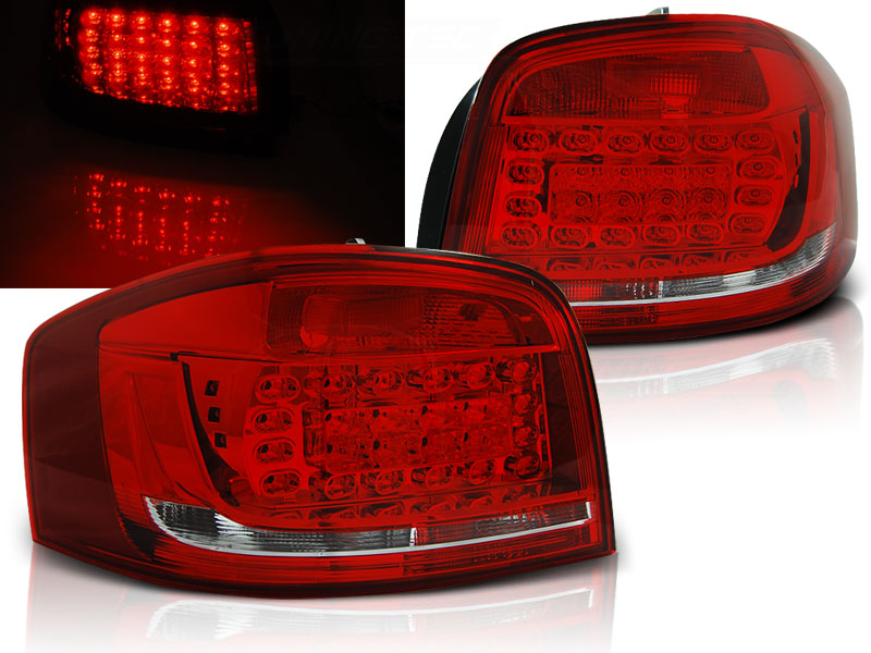 Zadné svetlá Audi A3 8P 08-12 LED Red White