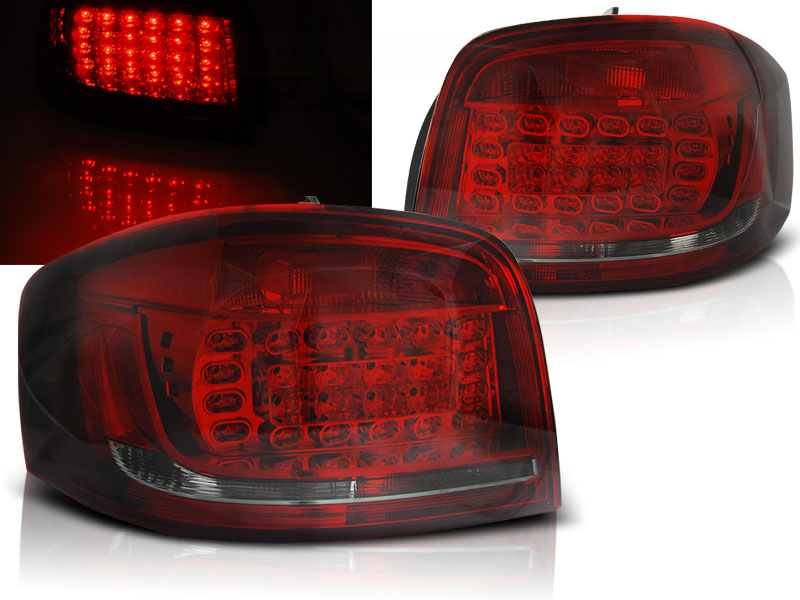 Zadné svetlá Audi A3 8P 08-12 Red LED