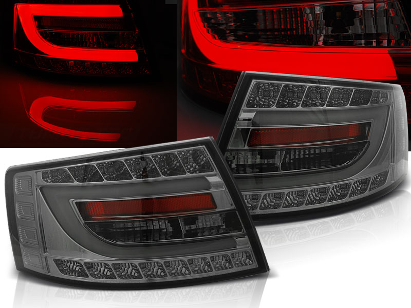 Zadné svetlá Audi A6 C6 04-08 6-PIN LED Smoke