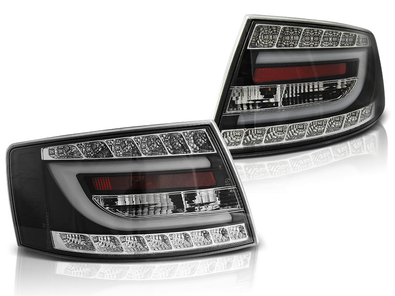 Zadné svetlá Audi A6 C6 04-08 7-PIN LED Black