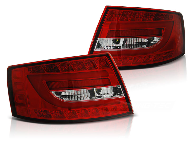 Zadné svetlá Audi A6 C6 04-08 7-PIN LED Red White