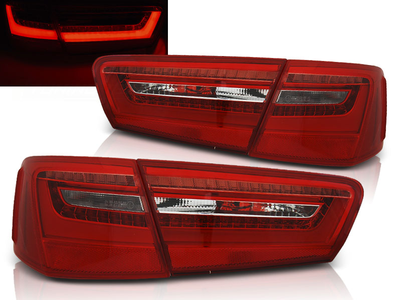 Zadné svetlá Audi A6 C7 11-14 Sedan LED Red White