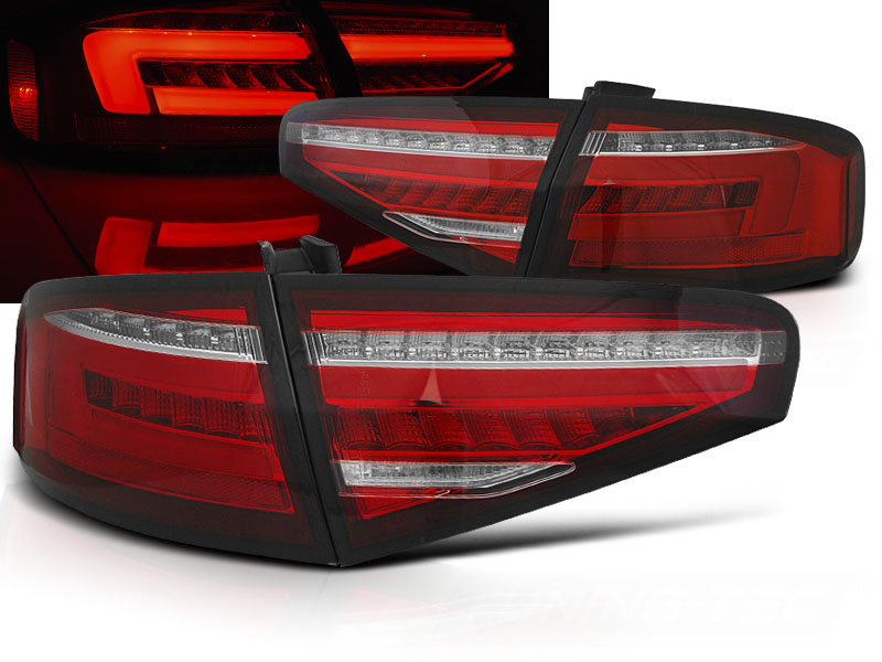 Zadné svetlá Audi A4 B8 12-15 Sedan LED Dynamic Red White