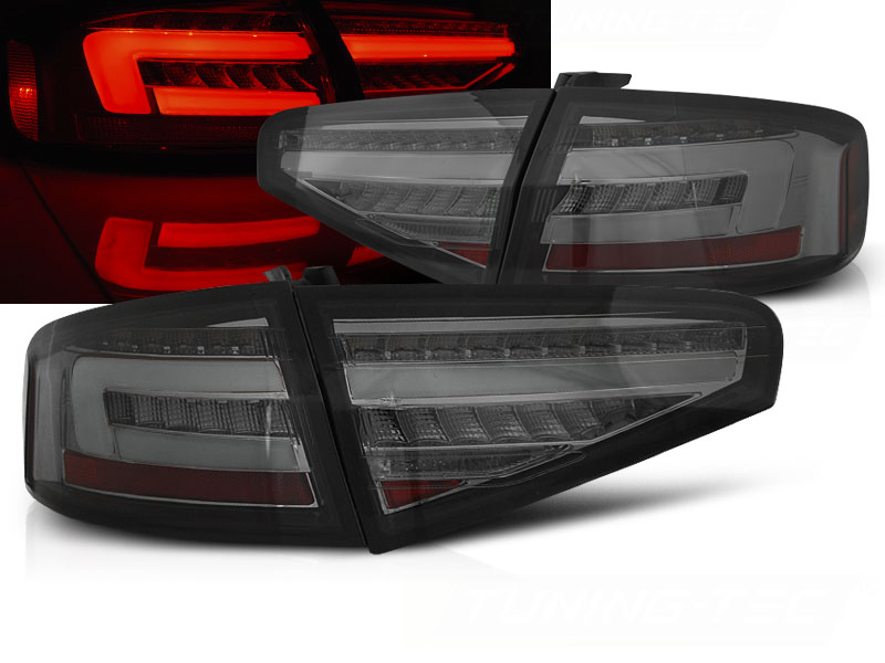 Zadné svetlá Audi A4 B8 12-15 Sedan Bulb Dynamic Smoke