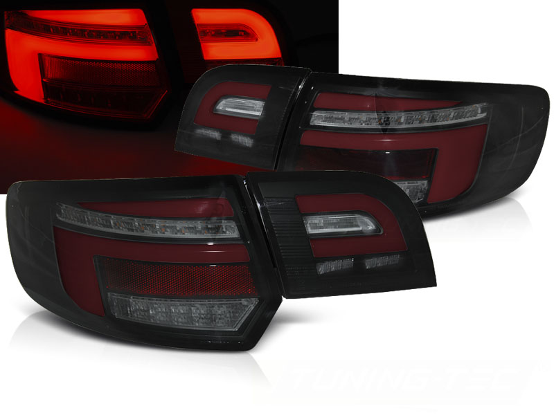 Zadné svetlá Audi A3 8P 04-08 Sportback LED Dynamic Red Black