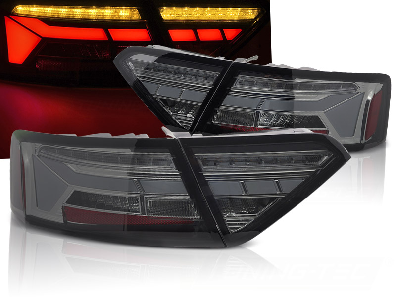 Zadné svetlá Audi A5 11-16 LED BAR Dynamic Smoke