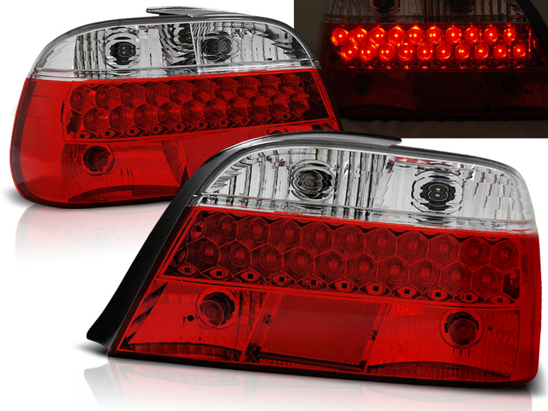 Zadné svetlá BMW E38 94-01 LED Clear Red