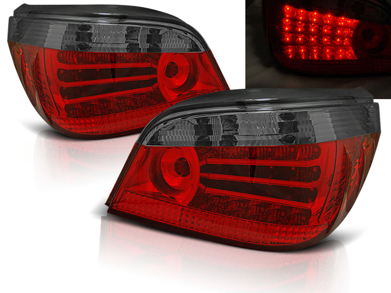 Zadné svetlá BMW E60 03-07 Red LED Smoke