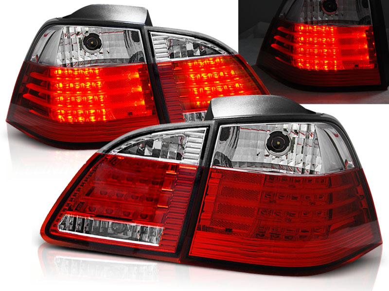 Zadné svetlá BMW E61 Touring 04-07 LED Red White