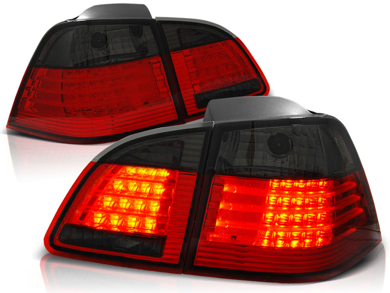 Zadné svetlá BMW E61 Touring 04-07 LED Red Smoke