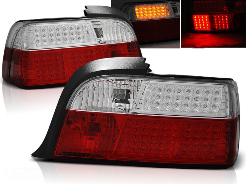 Zadné svetlá BMW E36 Coupe Cabrio LED Red White