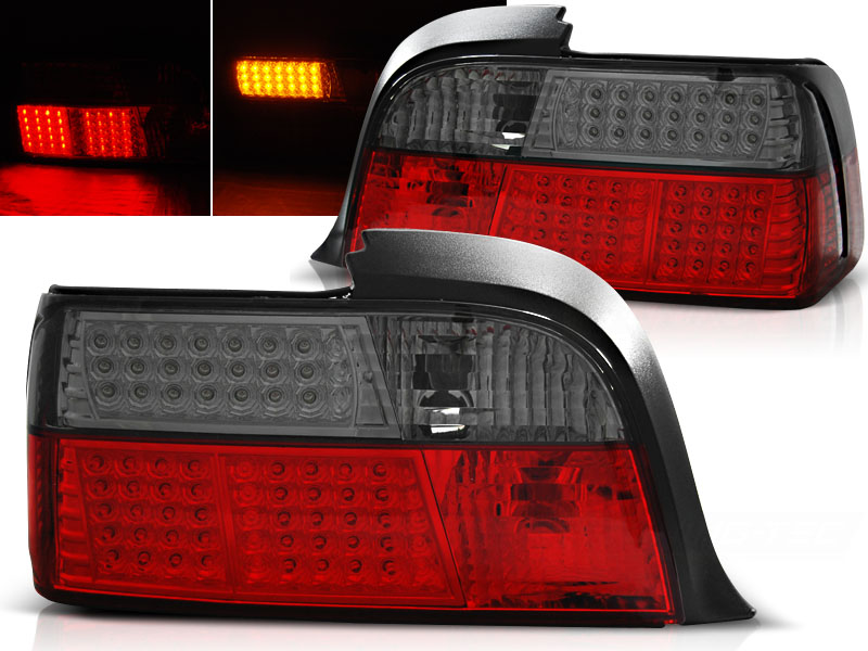 Zadné svetlá BMW E36 Coupe Cabrio LED Red Smoke