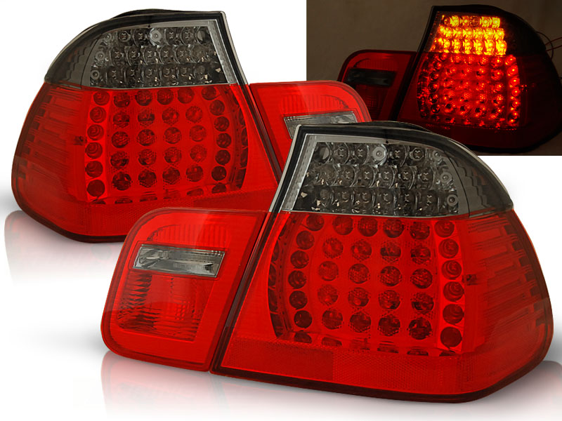 Zadné svetlá BMW E46 Sedan 98-01 LED Red Smoke