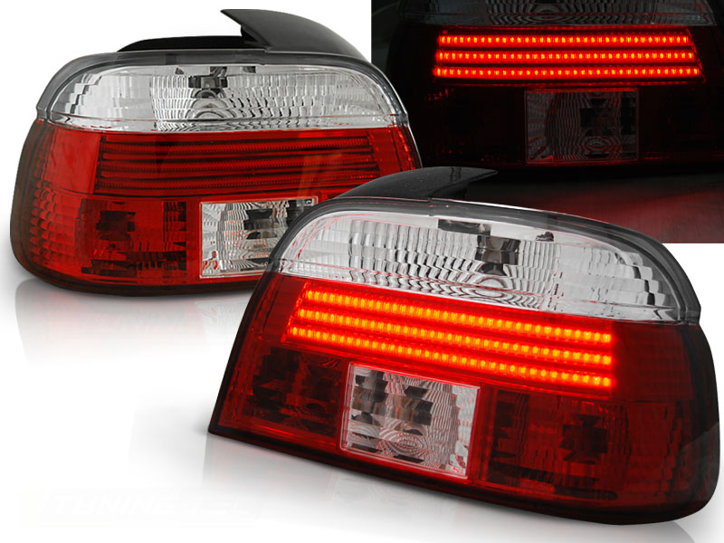 Zadné svetlá BMW E39 95-00 LED Clear Red