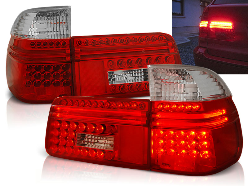 Zadné svetlá BMW E39 Touring 97-00 LED Red White