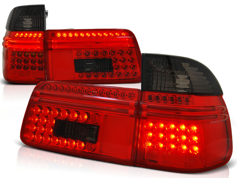 Zadné svetlá BMW E39 Touring 97-00 Red LED