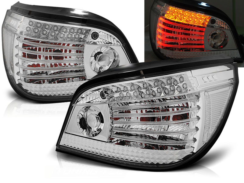Zadné svetlá BMW E60 03-07 LED Chrome